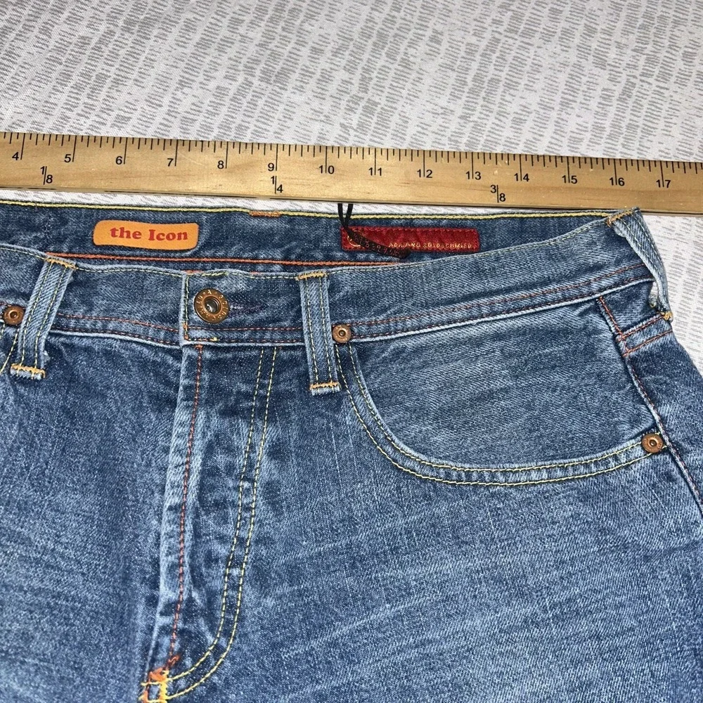 Adriano Goldschmied The Icon Jeans 32x34 Mens Wide Leg Y2K Baggy Pants Rare USA